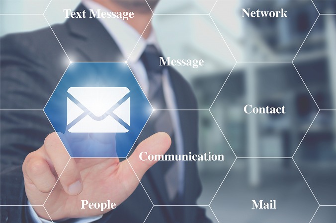 空中メールタッチ